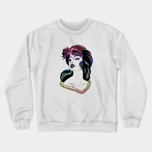 Rainbow Girl Crewneck Sweatshirt